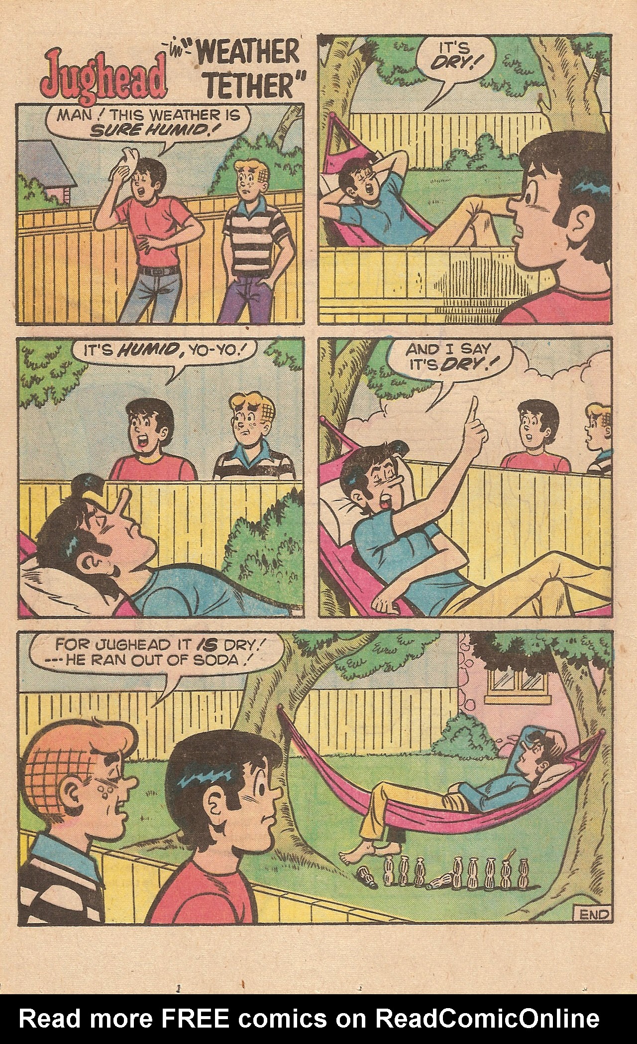 Read online Jughead's Jokes comic -  Issue #60 - 24