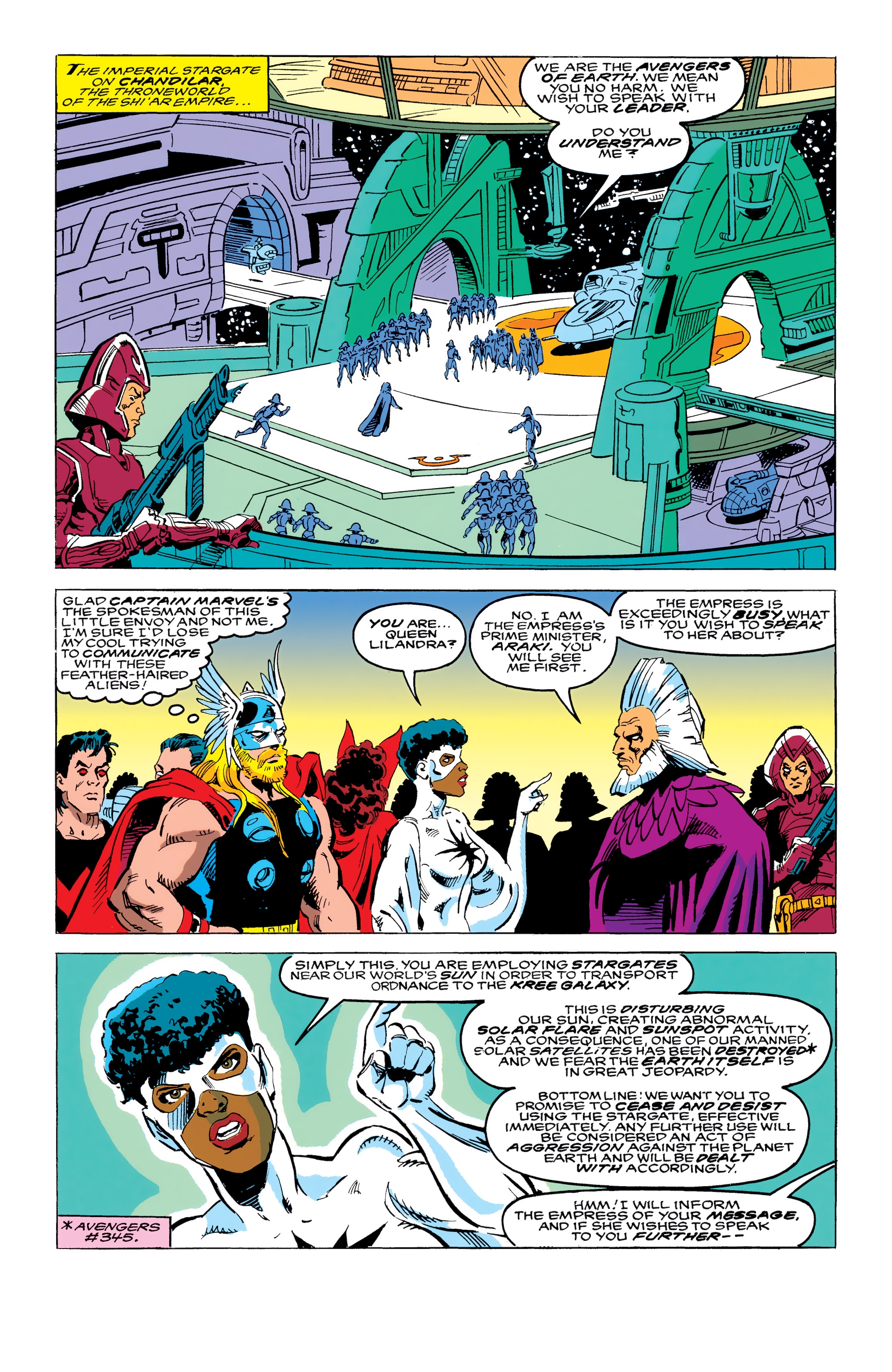 Read online Avengers Epic Collection: Operation Galactic Storm comic -  Issue # TPB (Part 3) - 14