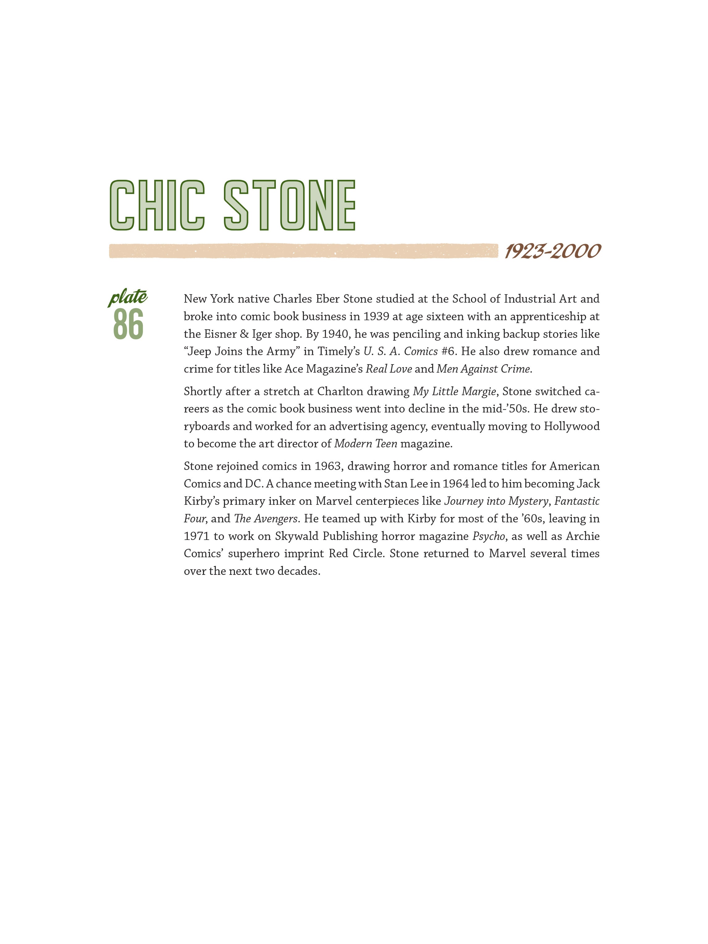 Read online More Heroes of the Comics: Portraits of the Legends of Comic Books comic -  Issue # TPB (Part 2) - 79