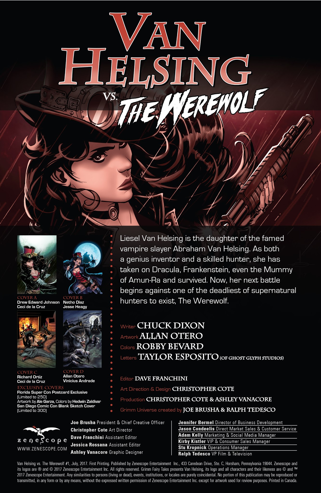 Read online Van Helsing vs. Werewolf comic -  Issue #1 - 2