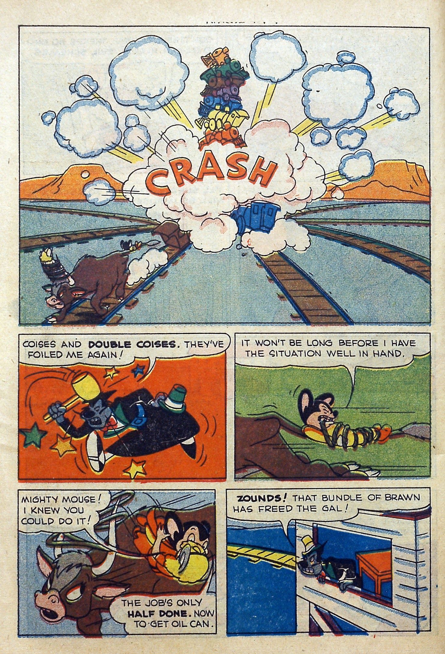 Read online Paul Terry's Mighty Mouse Comics comic -  Issue #13 - 6