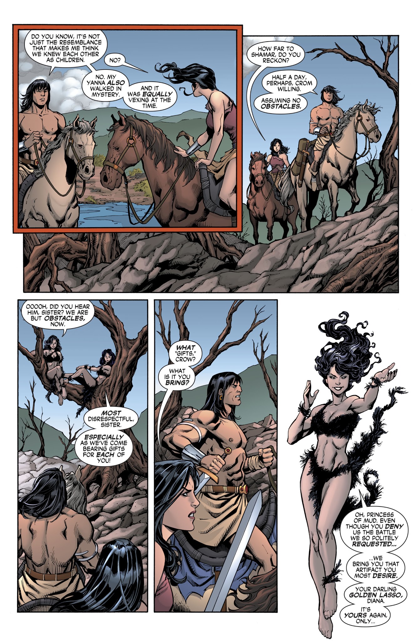 Read online Wonder Woman/Conan comic -  Issue #5 - 17