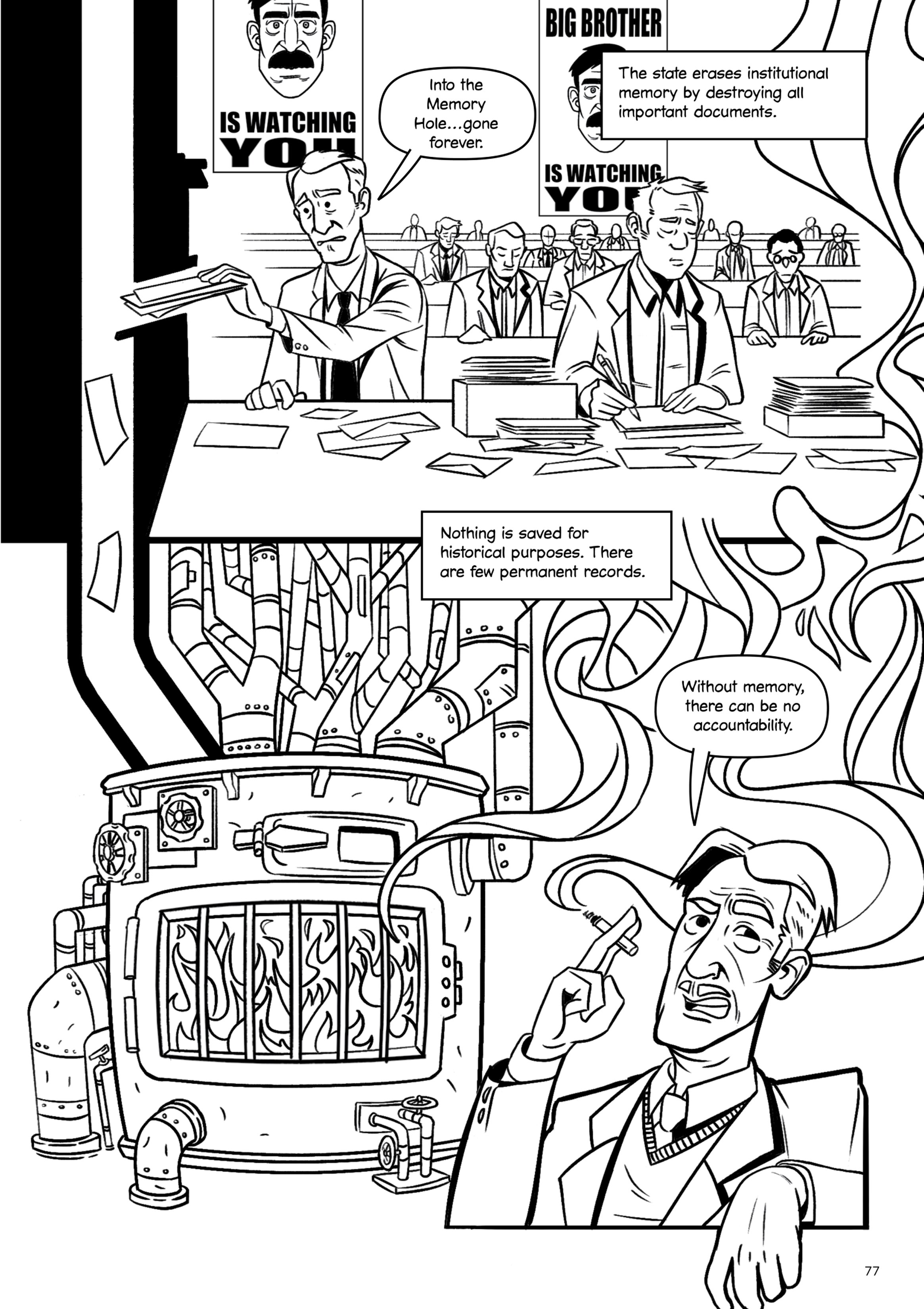 Read online The Machine Never Blinks: A Graphic History of Spying and Surveillance comic -  Issue # TPB - 87