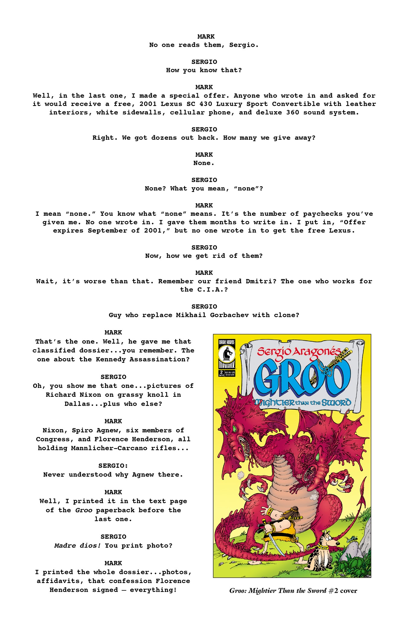 Read online Sergio Aragonés' Groo: Mightier Than the Sword comic -  Issue # _TPB - 110