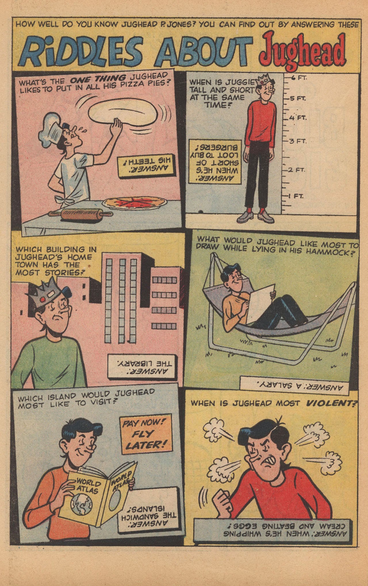 Read online Jughead's Jokes comic -  Issue #24 - 8