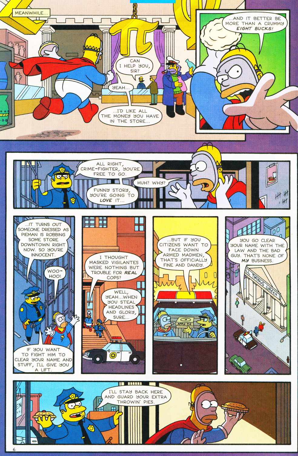 Read online Bongo Comics Presents Simpsons Super Spectacular comic -  Issue #1 - 7