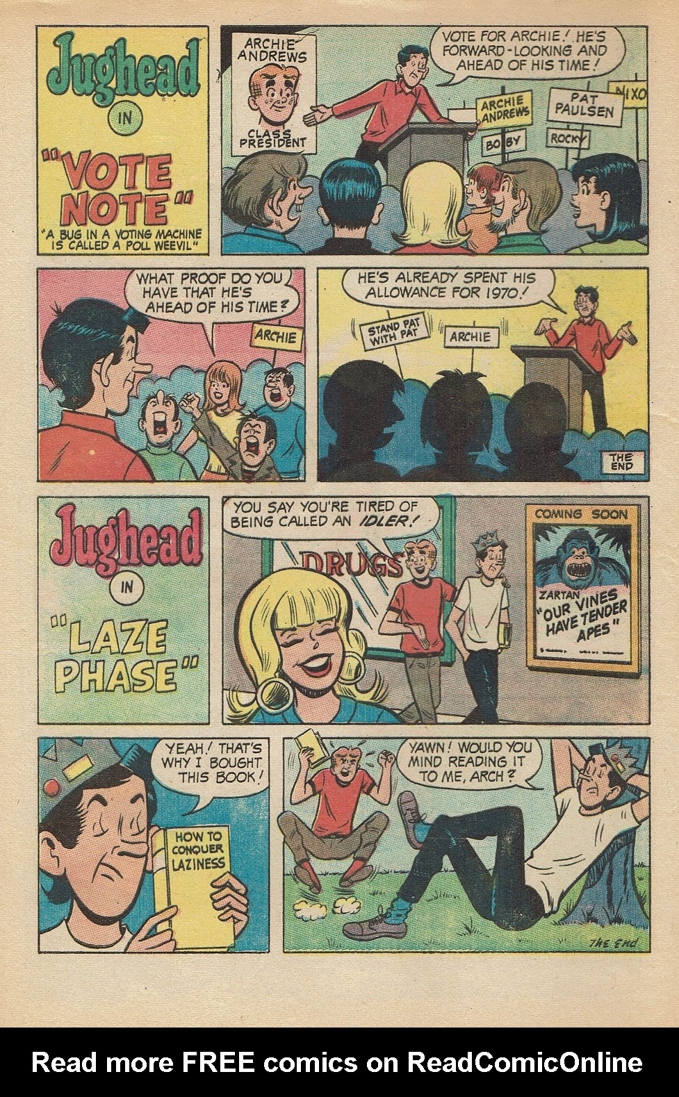 Read online Jughead's Jokes comic -  Issue #7 - 4