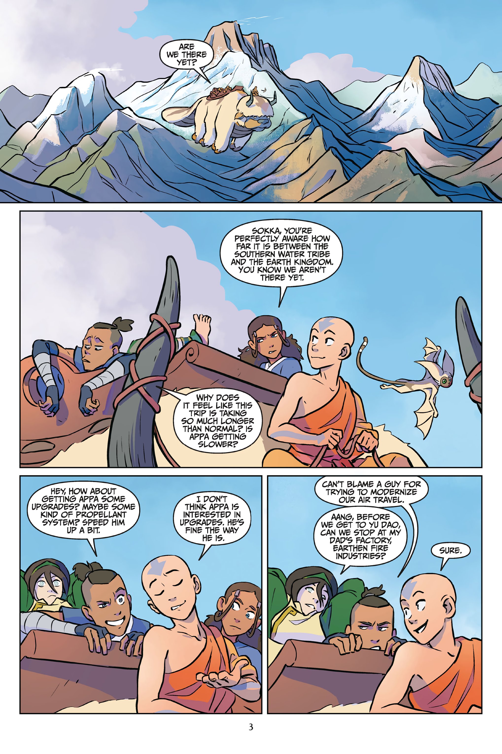 Read online Nickelodeon Avatar: The Last Airbender - Imbalance comic -  Issue # _Omnibus (Part 1) - 4