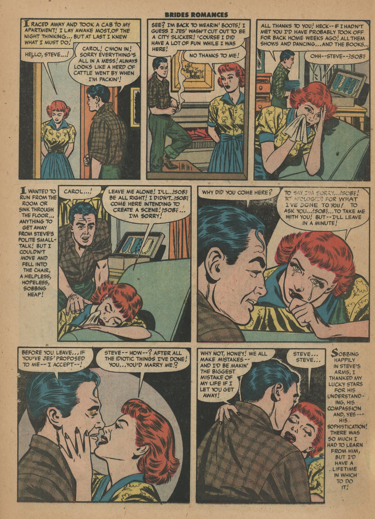 Read online Brides Romances comic -  Issue #22 - 24