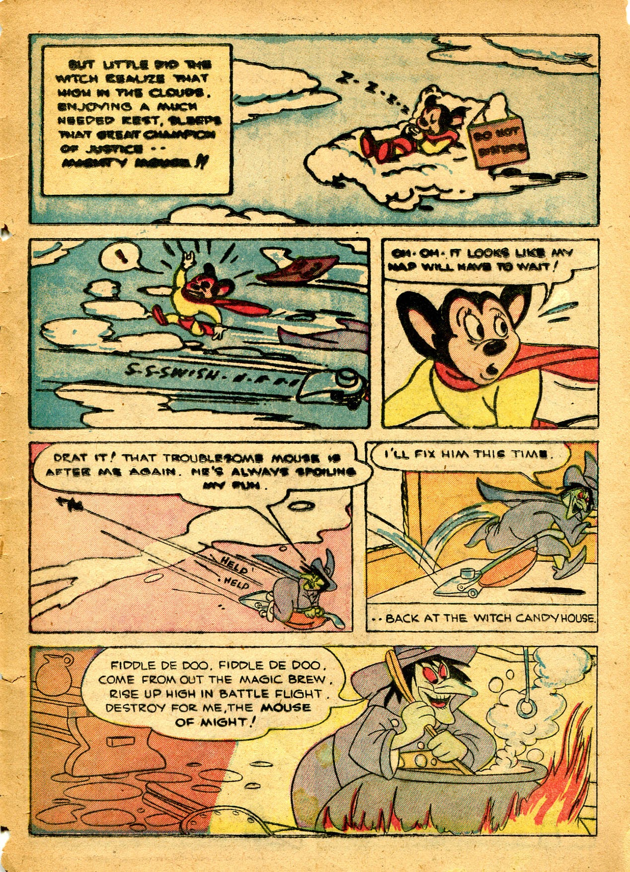 Read online Paul Terry's Mighty Mouse Comics comic -  Issue #28 - 31