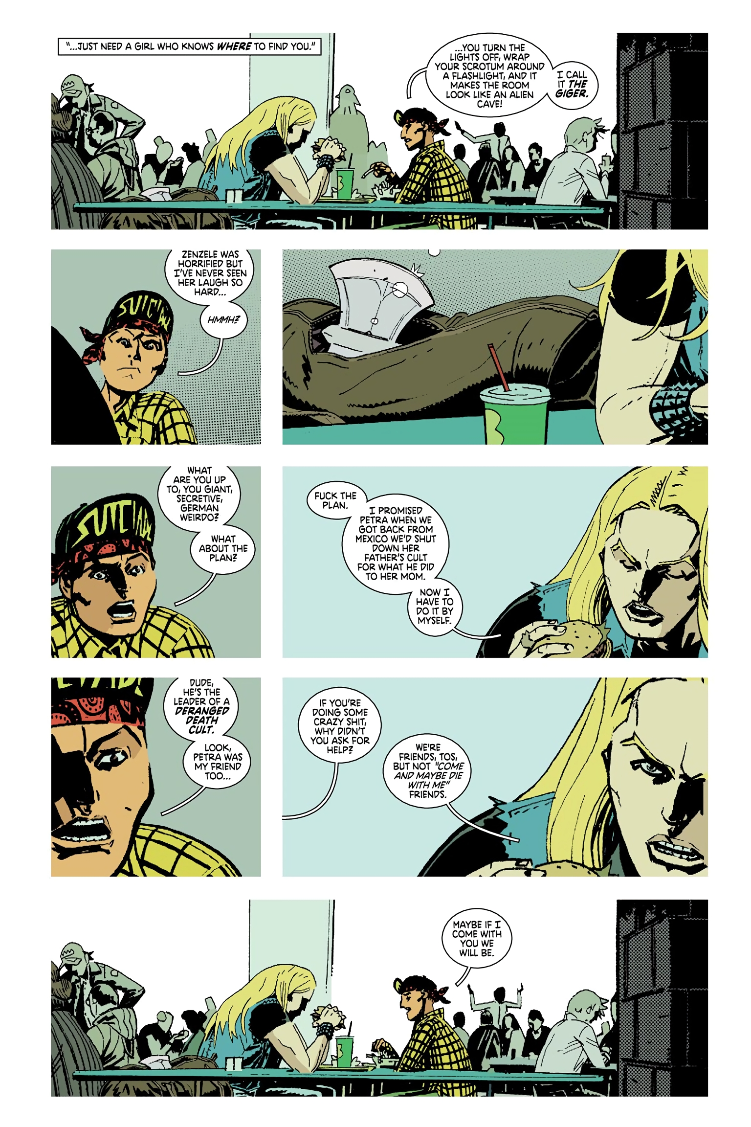 Read online Deadly Class comic -  Issue # _Deluxe Edition Teen Age Riot (Part 2) - 96