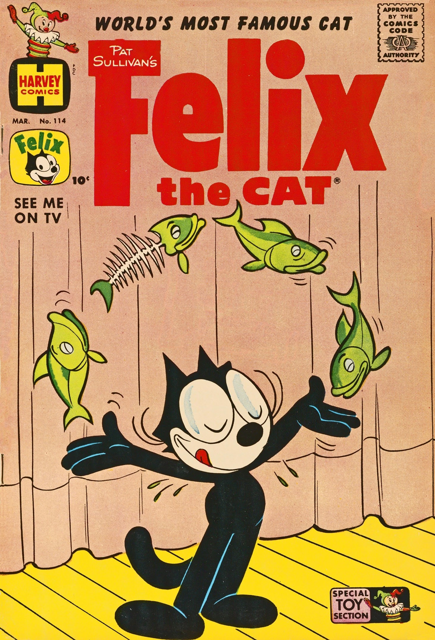 Read online Felix the Cat (1955) comic -  Issue #114 - 1