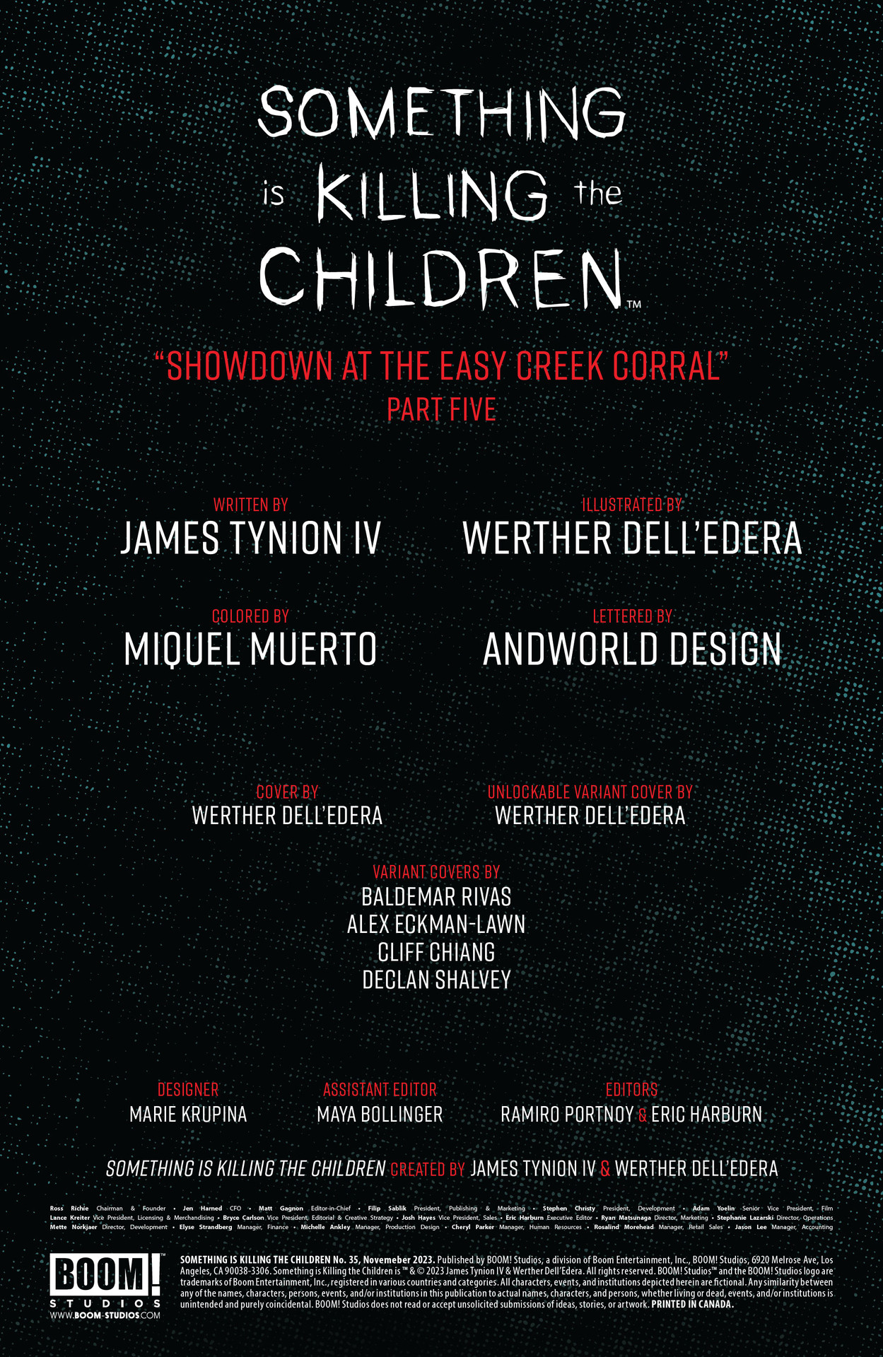 Read online Something is Killing the Children comic -  Issue #35 - 33
