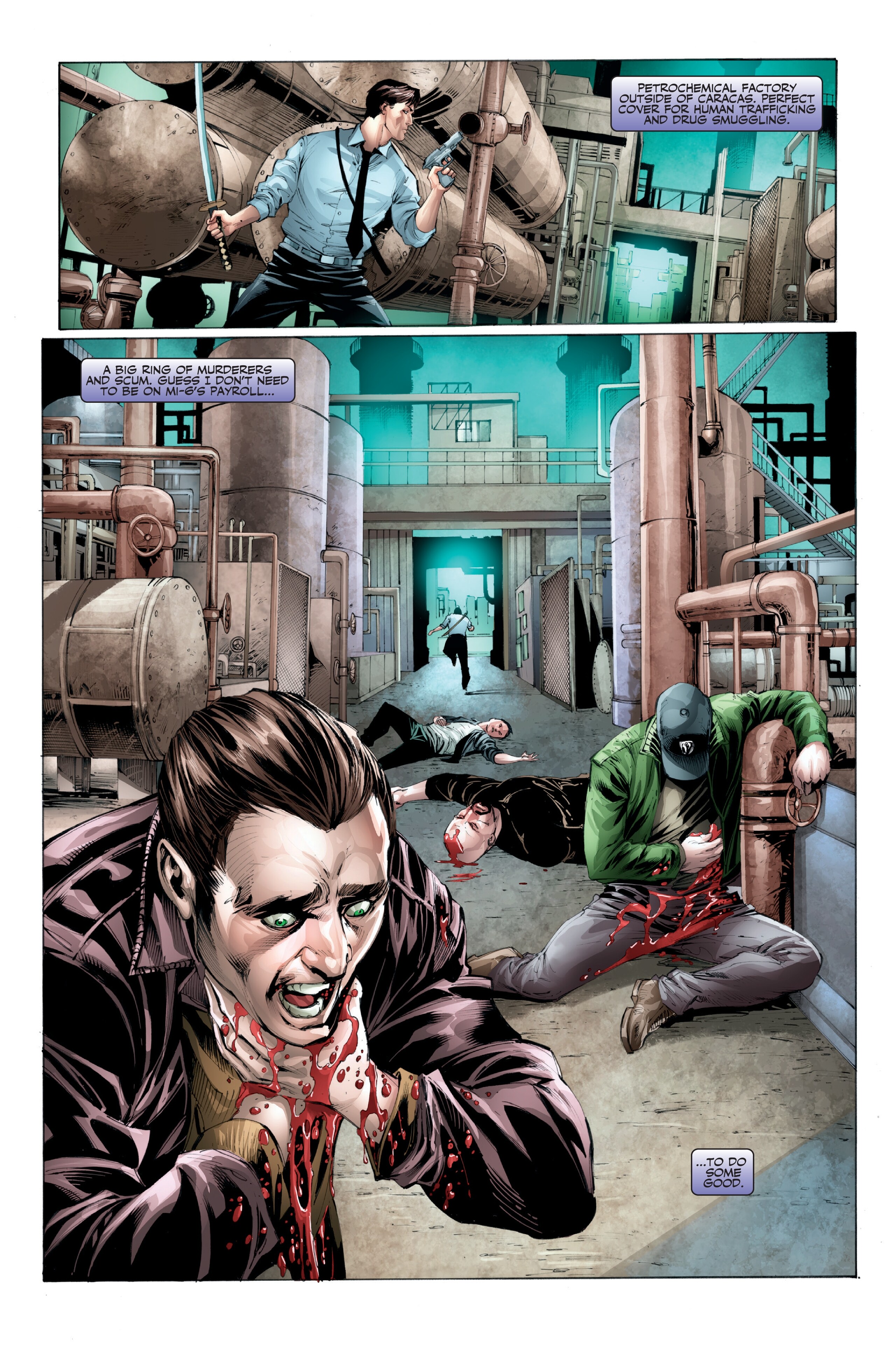 Read online Ninjak (2015) comic -  Issue # _Deluxe Edition 2 (Part 1) - 83