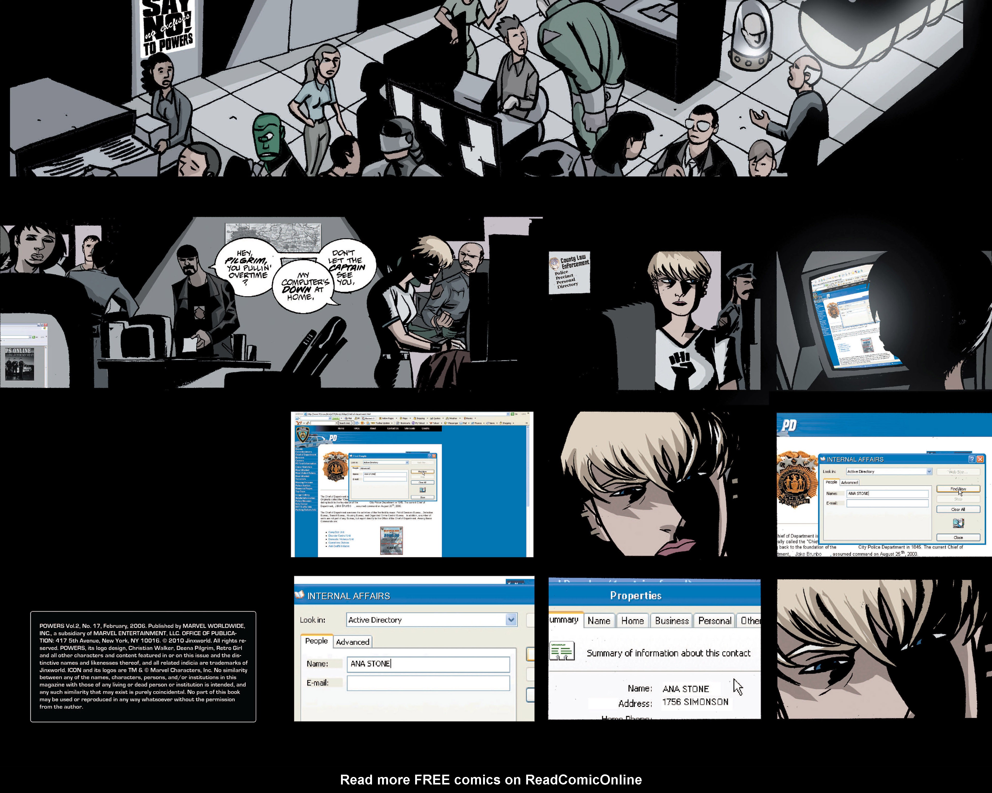 Read online Powers (2004) comic -  Issue #17 - 5