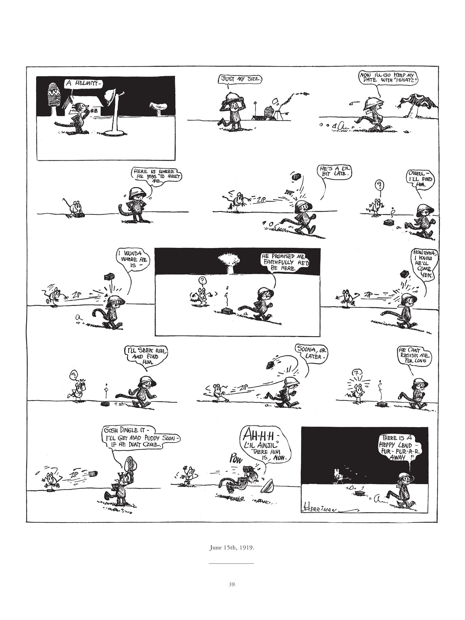 Read online Krazy & Ignatz comic -  Issue # TPB 2 - 39