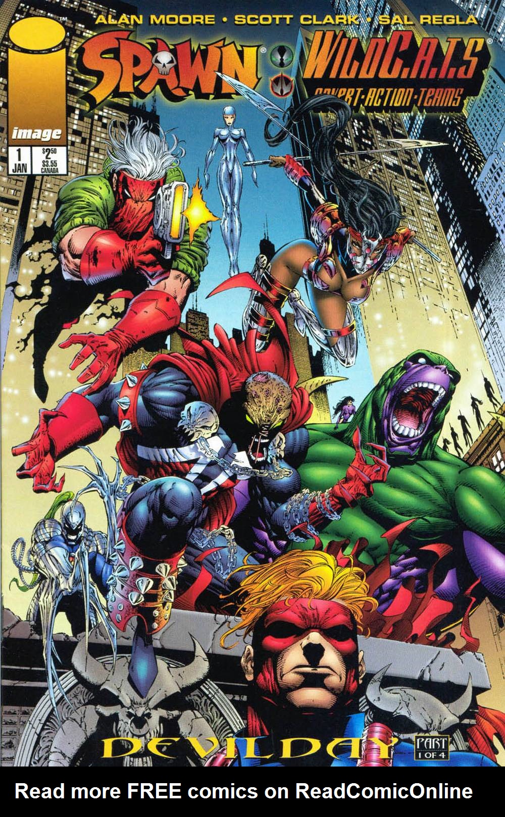 Read online Spawn/WildC.A.T.s comic -  Issue #1 - 1