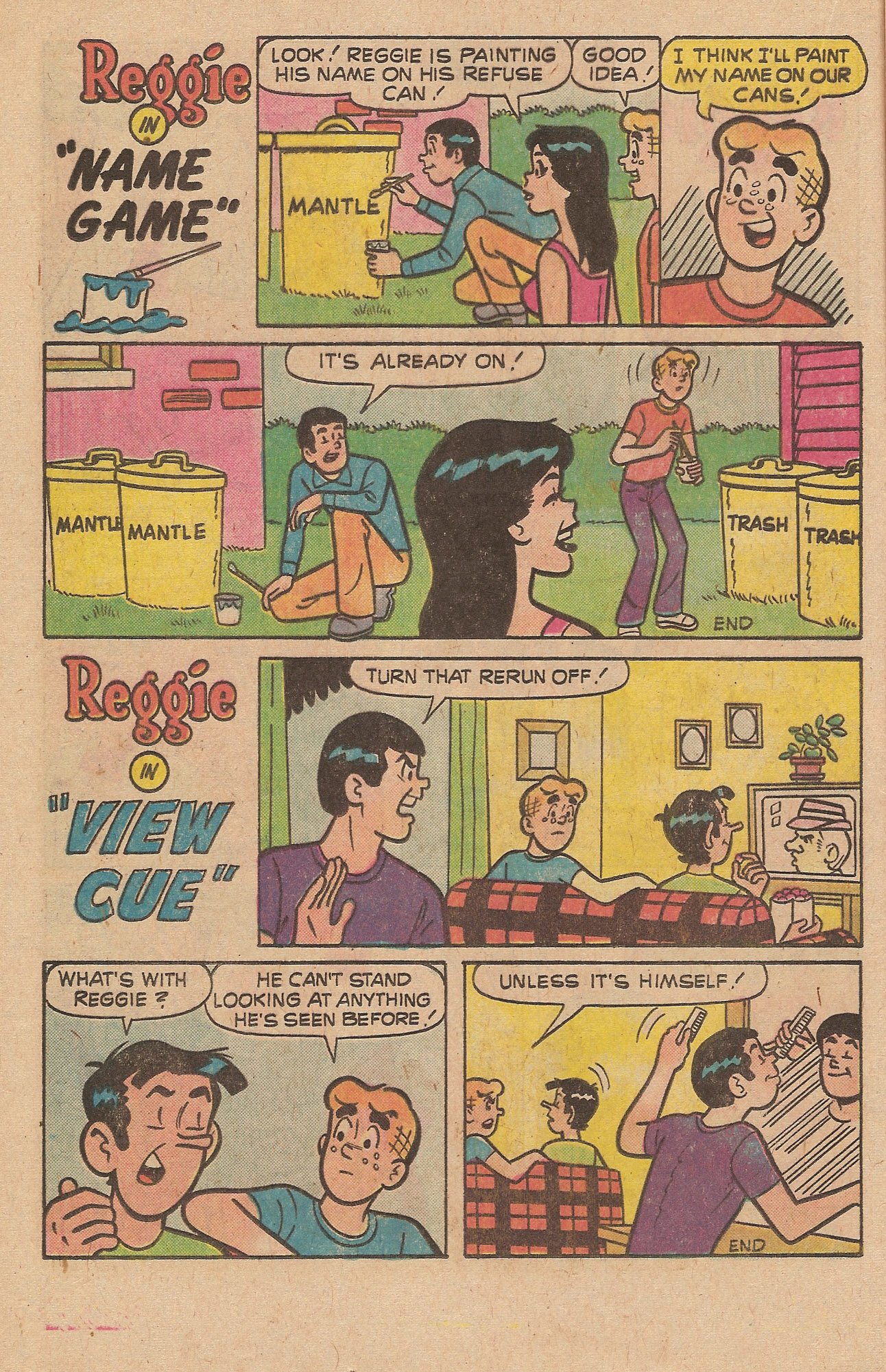 Read online Reggie's Wise Guy Jokes comic -  Issue #40 - 16
