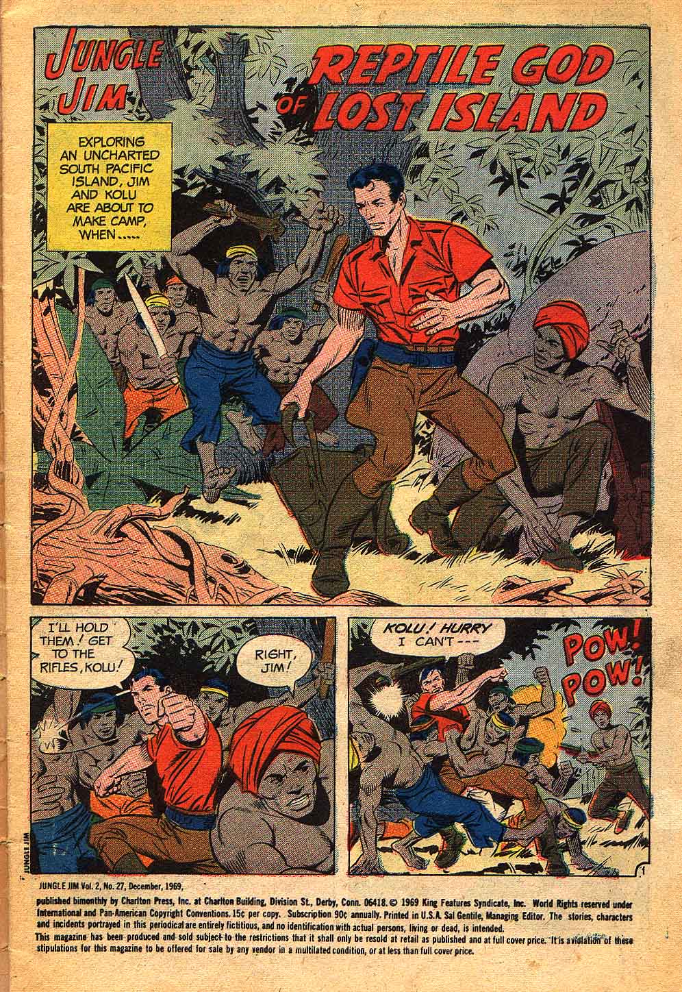 Read online Jungle Jim (1969) comic -  Issue #27 - 3