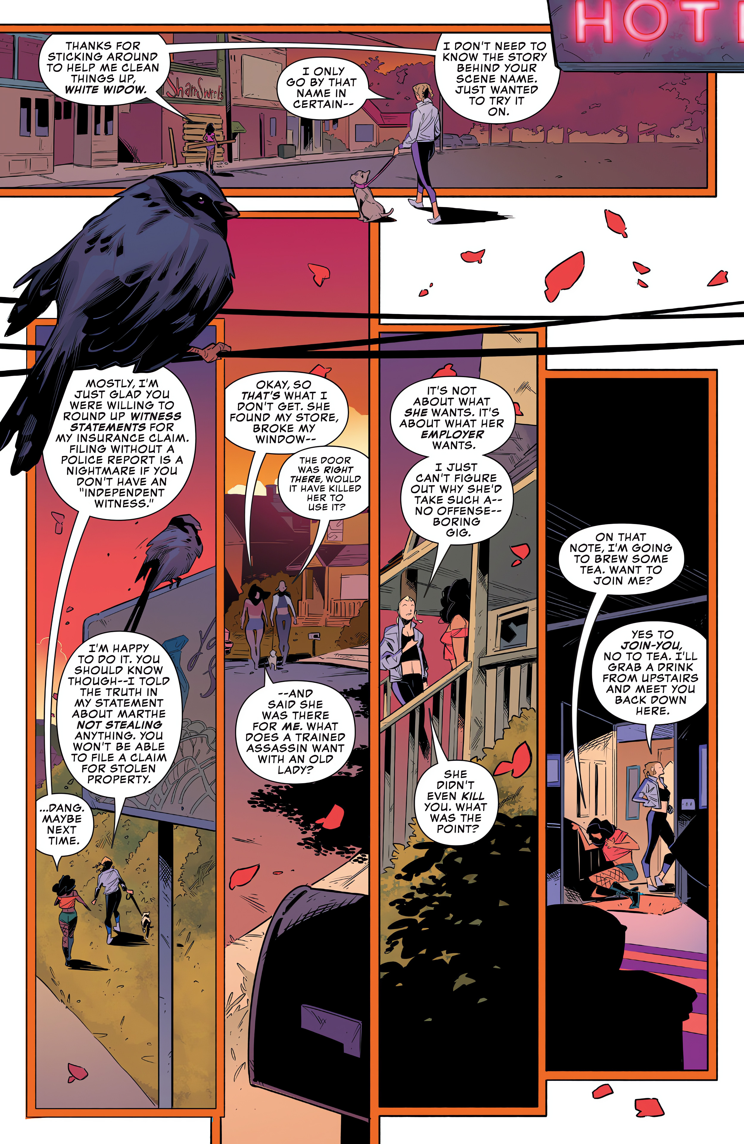 Read online White Widow (2023) comic -  Issue #1 - 21