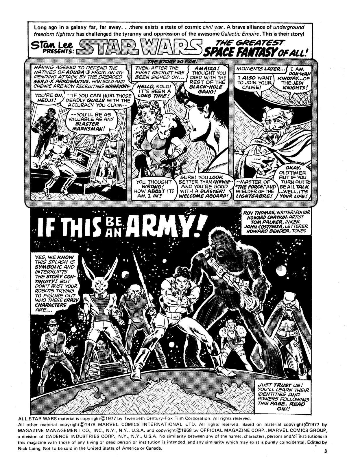 Read online Star Wars Weekly comic -  Issue #16 - 3