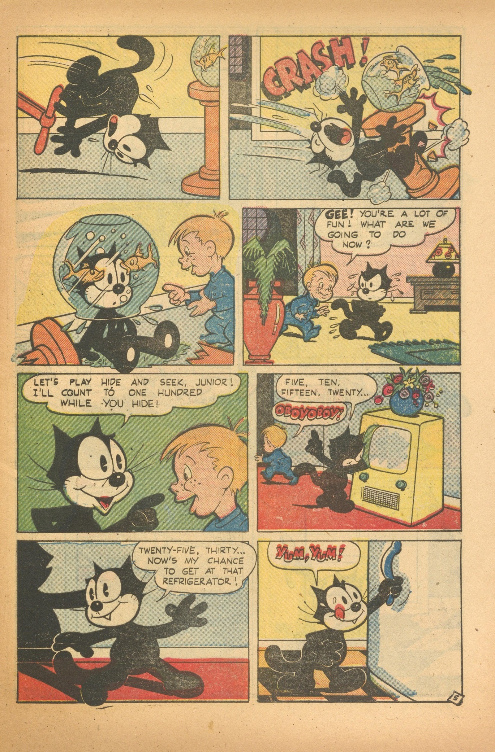 Read online Felix the Cat (1951) comic -  Issue #31 - 7