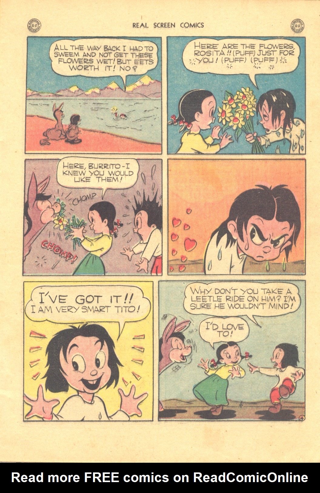 Read online Real Screen Comics comic -  Issue #7 - 13