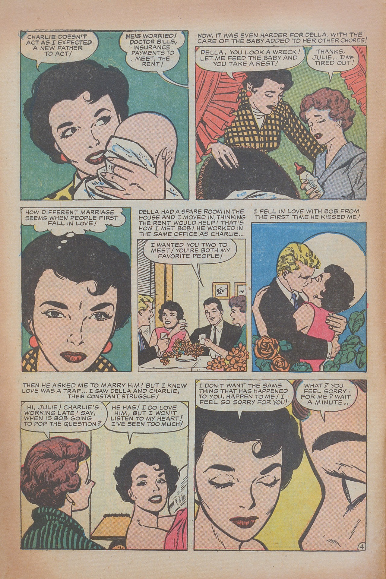 Read online Love Romances comic -  Issue #57 - 6