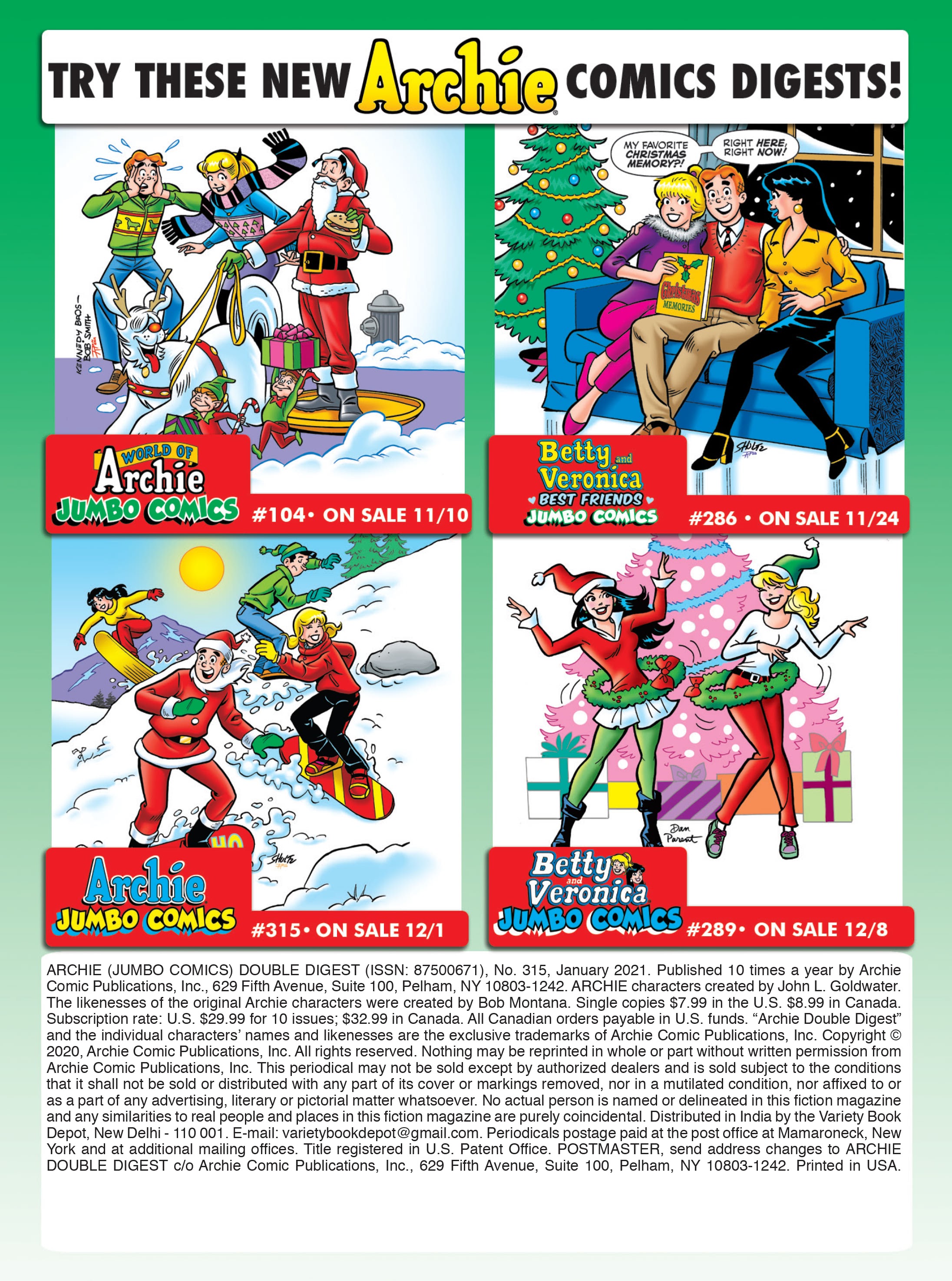 Read online Archie's Double Digest Magazine comic -  Issue #315 - 179