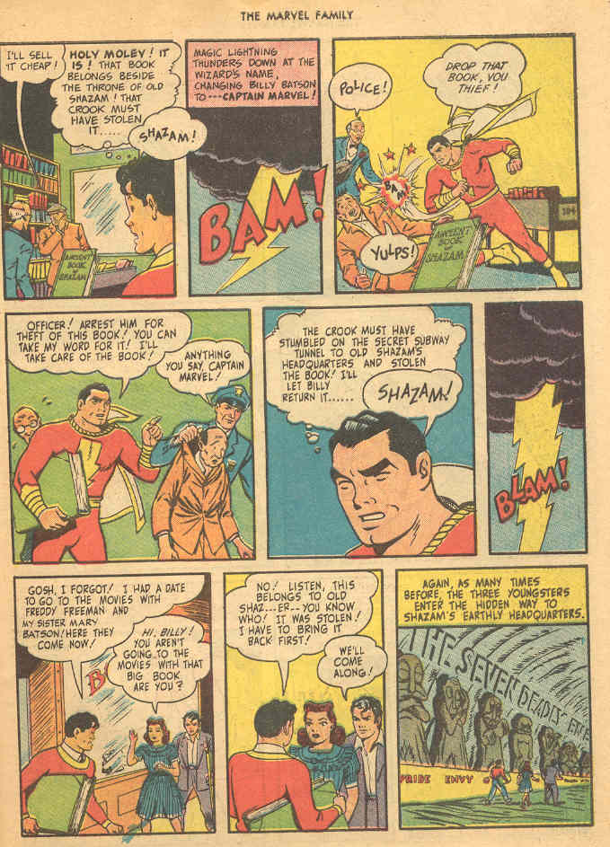 Read online The Marvel Family comic -  Issue #7 - 5