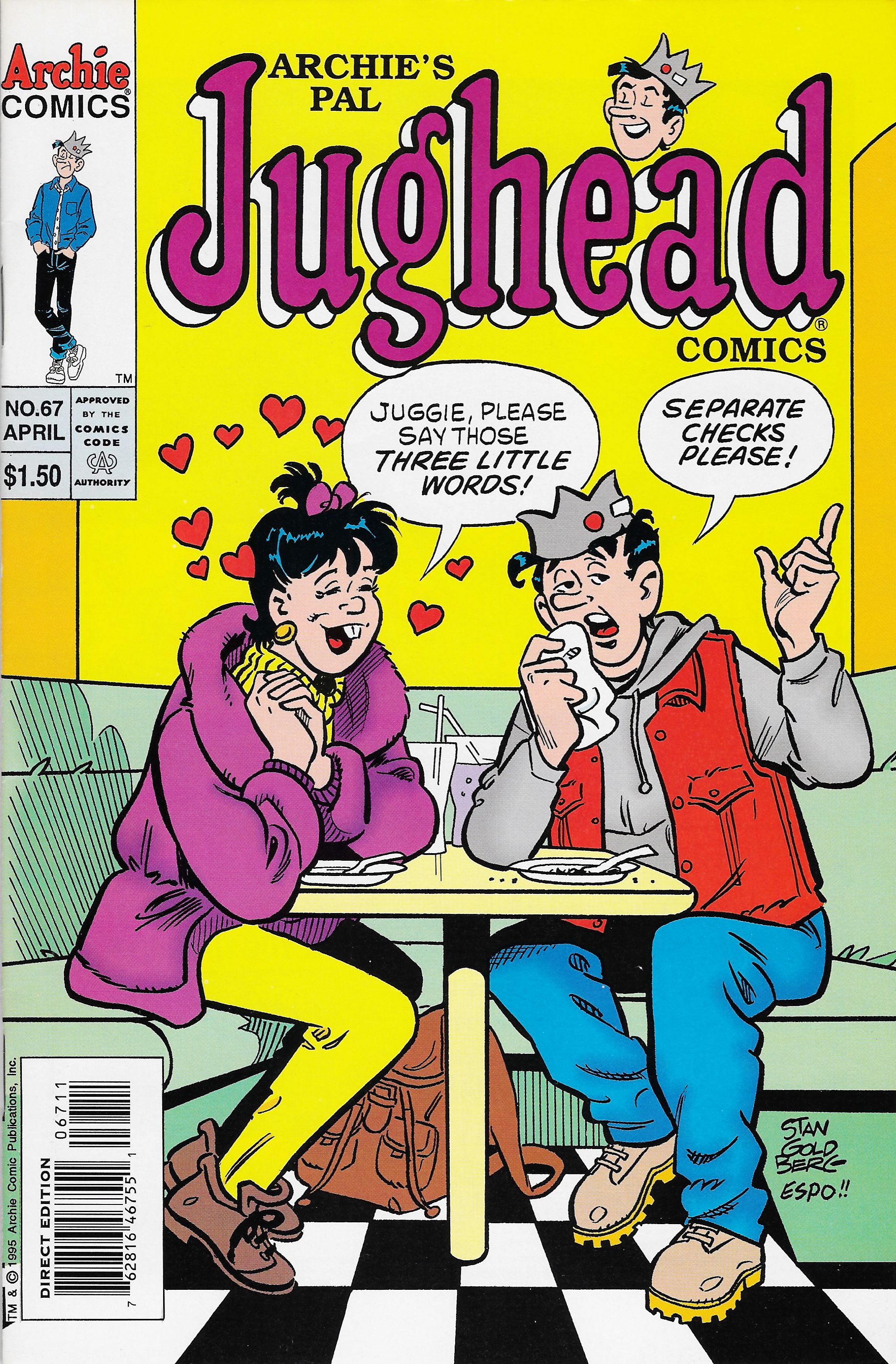 Read online Archie's Pal Jughead Comics comic -  Issue #67 - 1