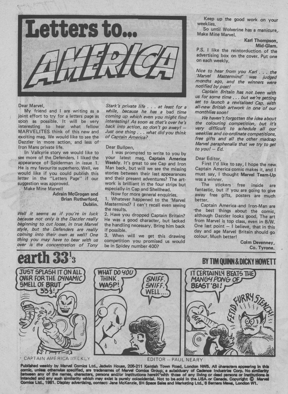 Read online Captain America (1981) comic -  Issue #8 - 2