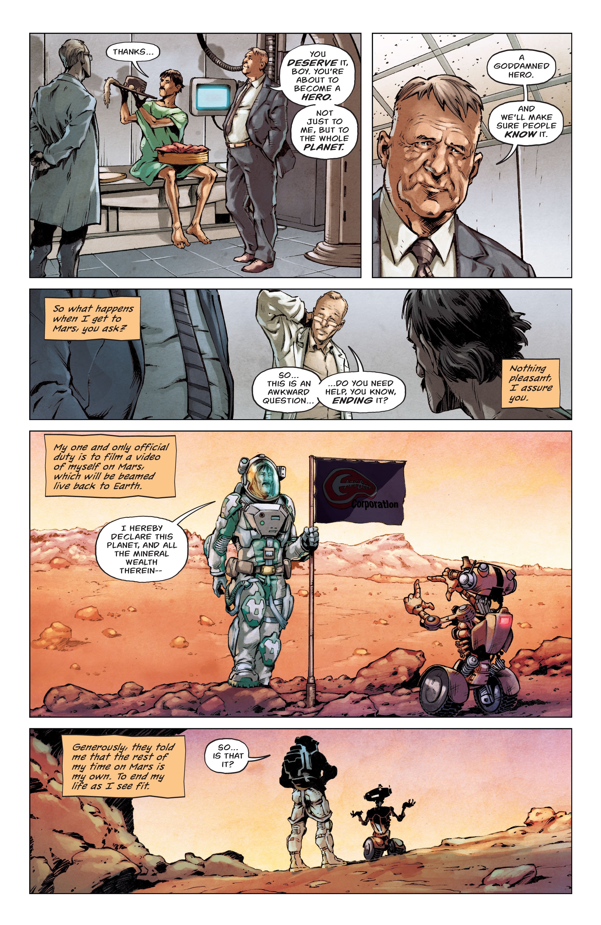 Read online Traveling To Mars comic -  Issue #1 - 18