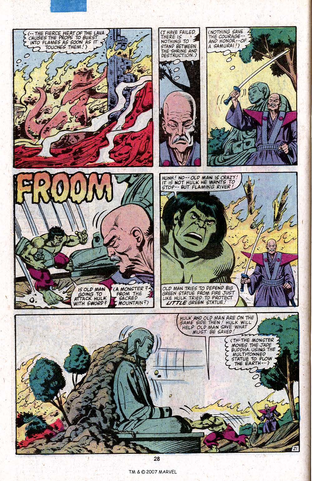 Read online The Incredible Hulk (1968) comic -  Issue #260 - 30