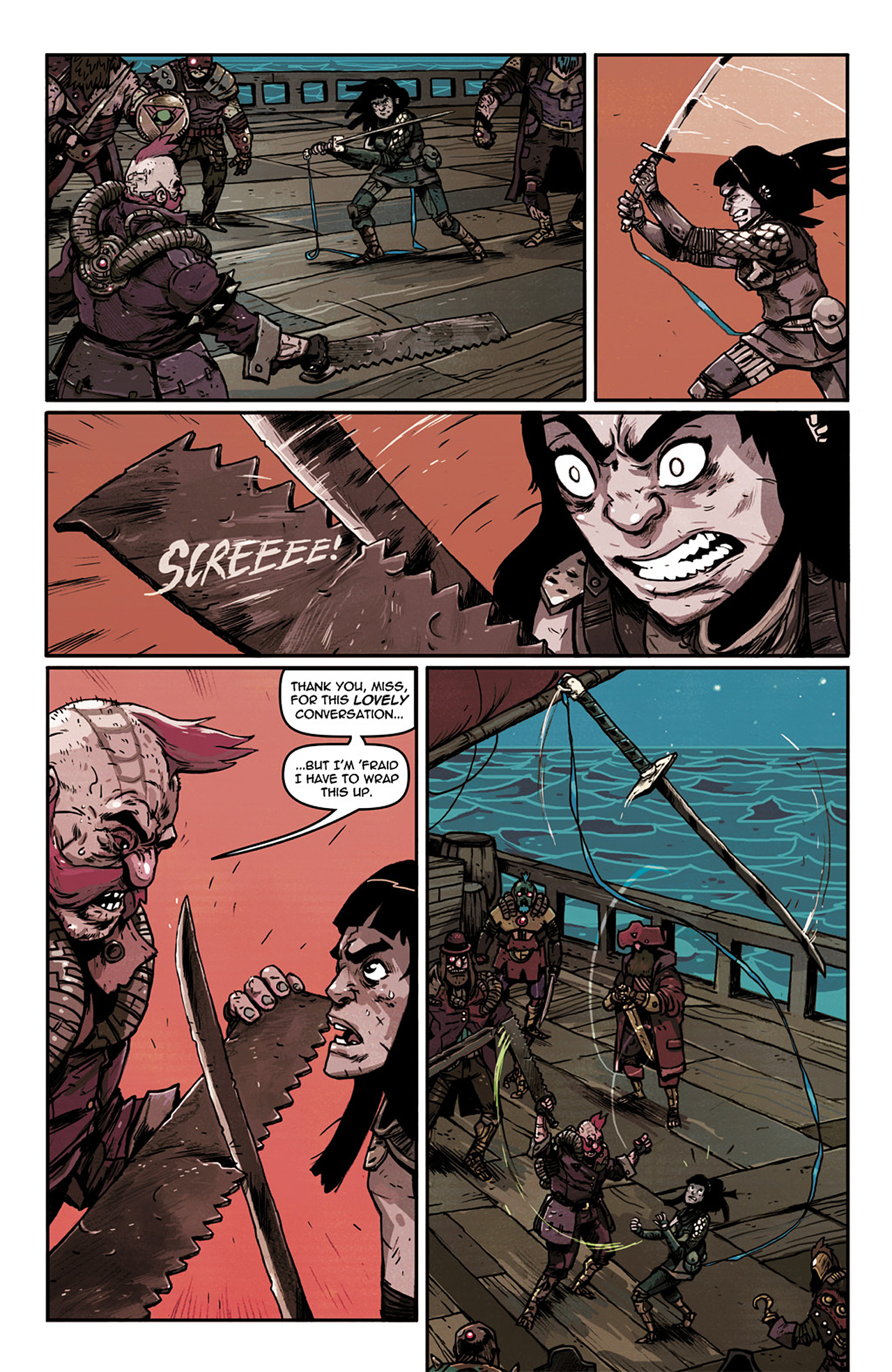 Read online Amala's Blade comic -  Issue #0 - 16