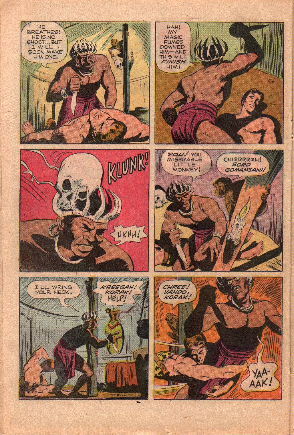 Read online Korak, Son of Tarzan (1964) comic -  Issue #23 - 18