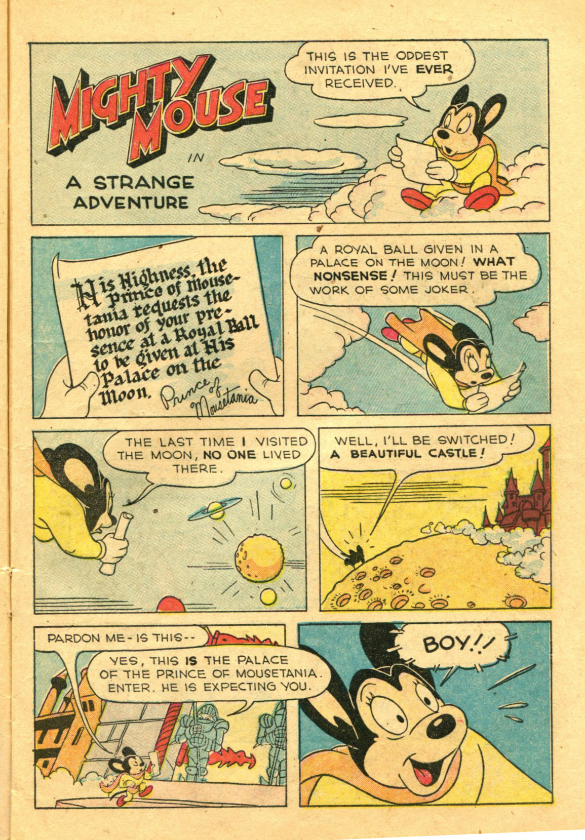 Read online Paul Terry's Mighty Mouse Comics comic -  Issue #8 - 11
