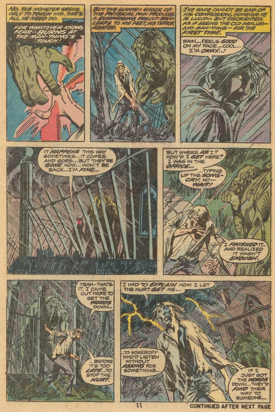 Read online Man-Thing (1974) comic -  Issue #12 - 8