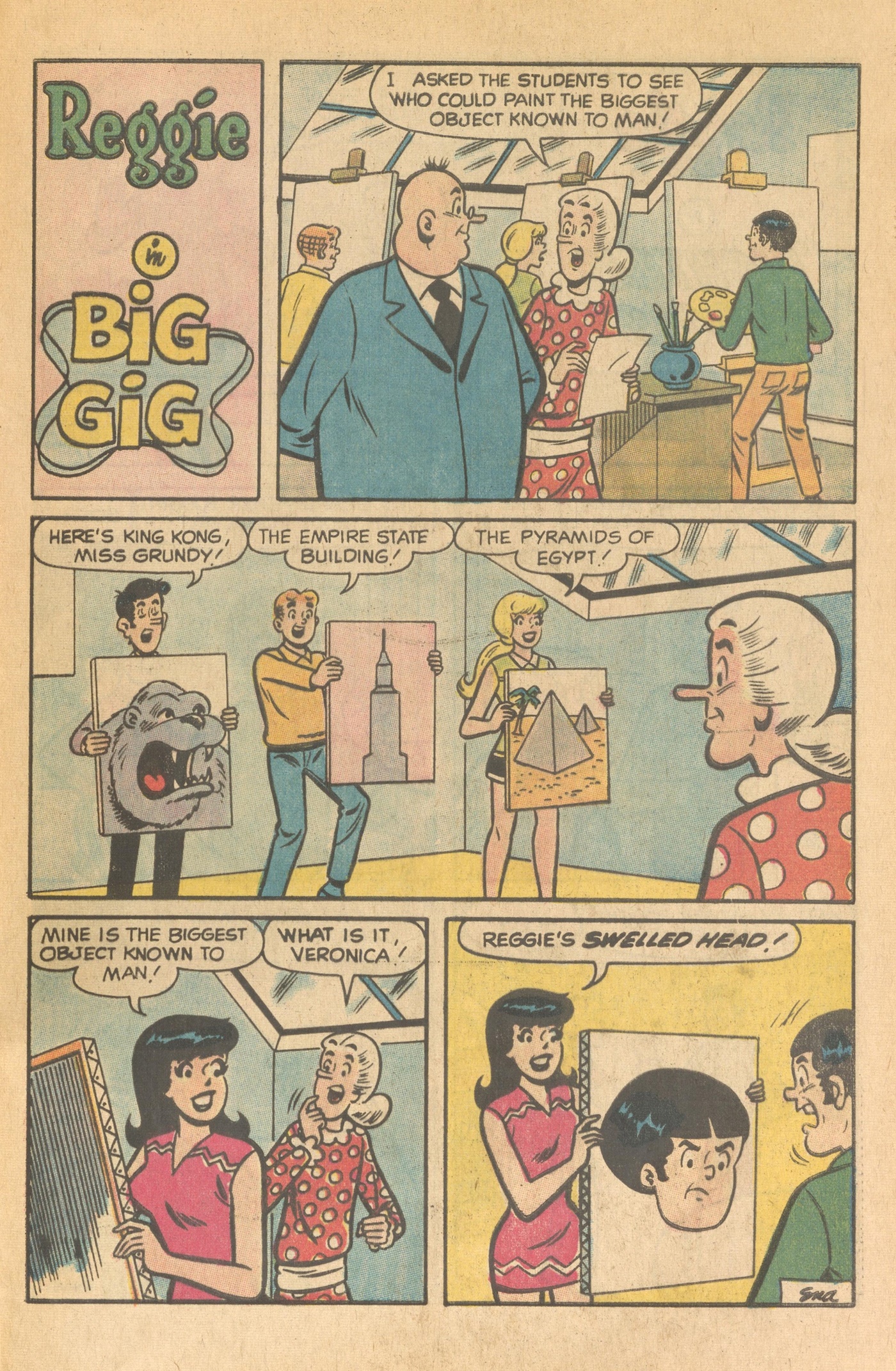 Read online Reggie's Wise Guy Jokes comic -  Issue #18 - 31