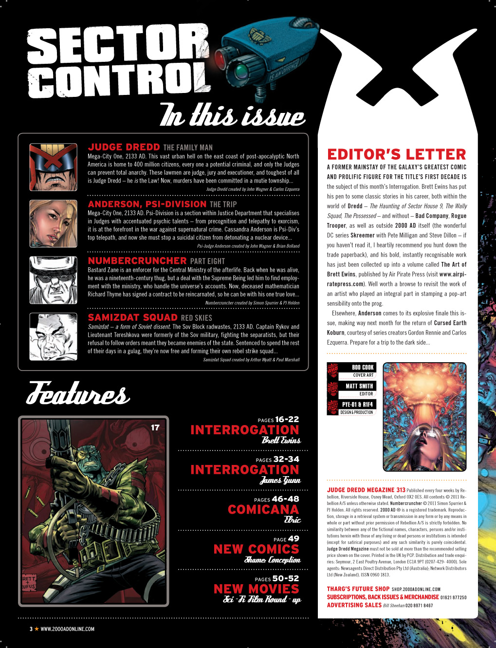 Read online Judge Dredd Megazine (Vol. 5) comic -  Issue #313 - 3