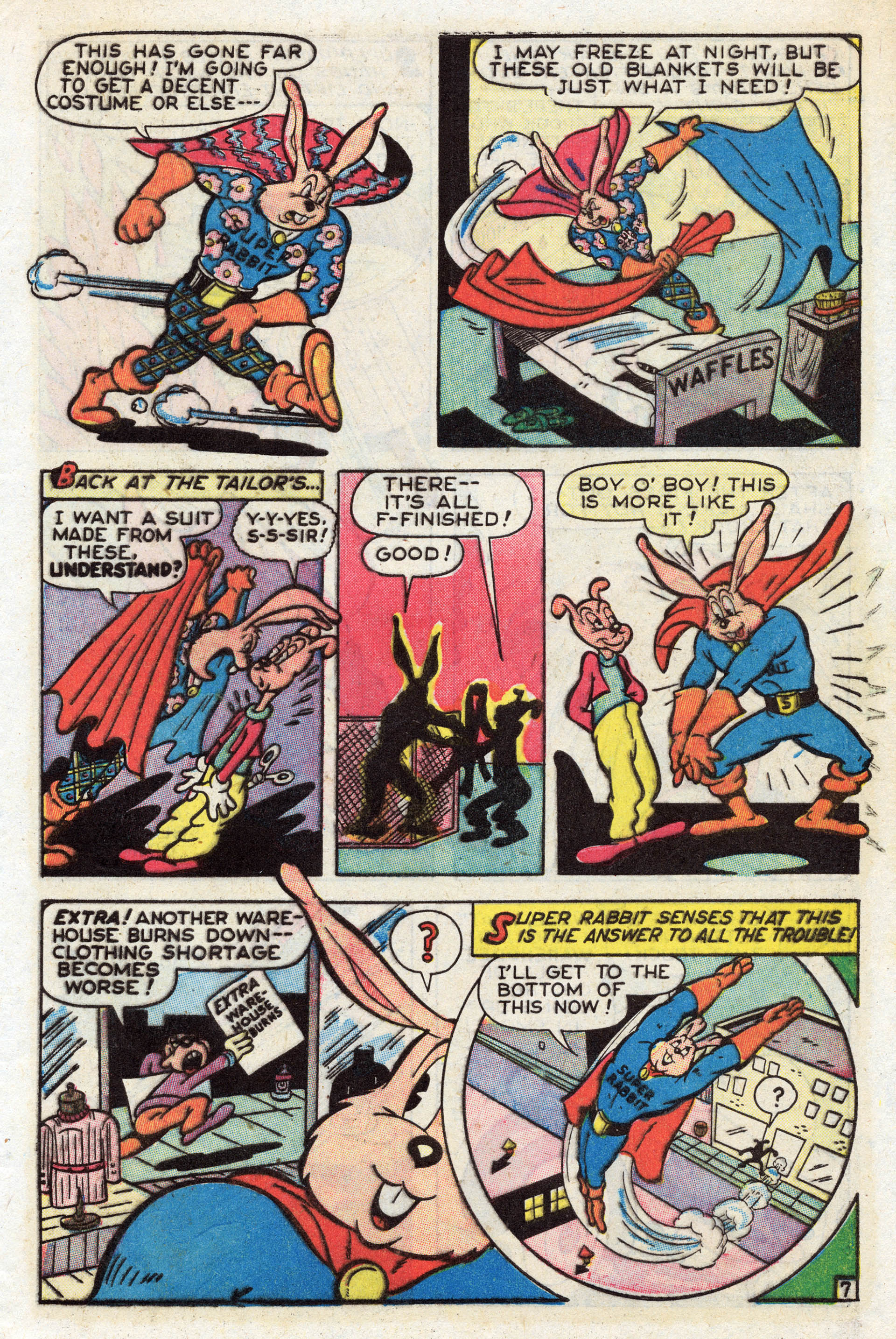 Read online Super Rabbit comic -  Issue #8 - 9