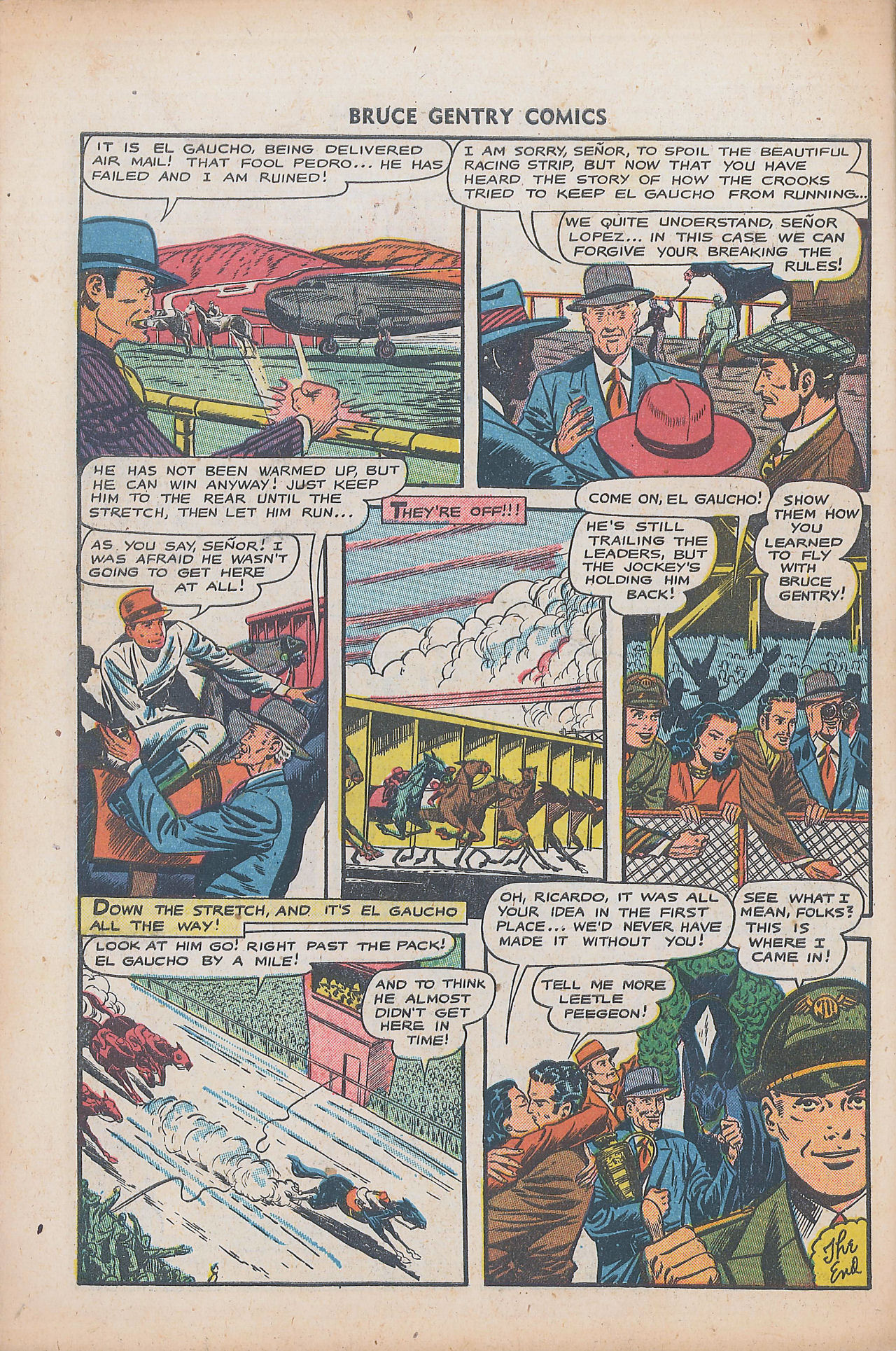 Read online Bruce Gentry comic -  Issue #5 - 34