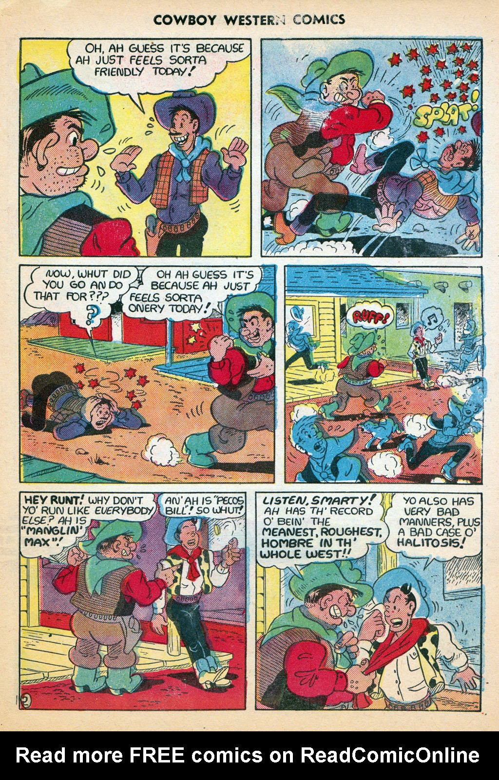 Read online Cowboy Western Comics (1948) comic -  Issue #29 - 25