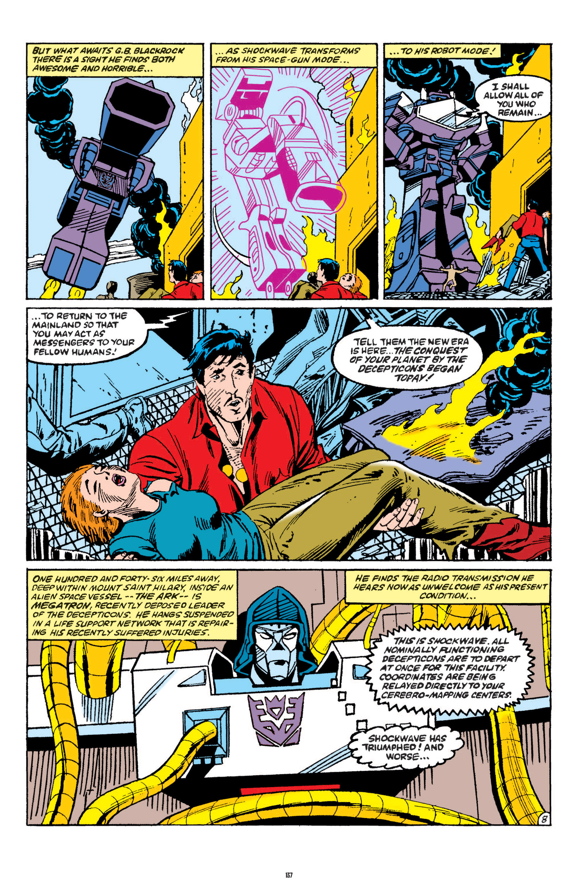 Read online The Transformers Classics comic -  Issue # TPB 1 - 138