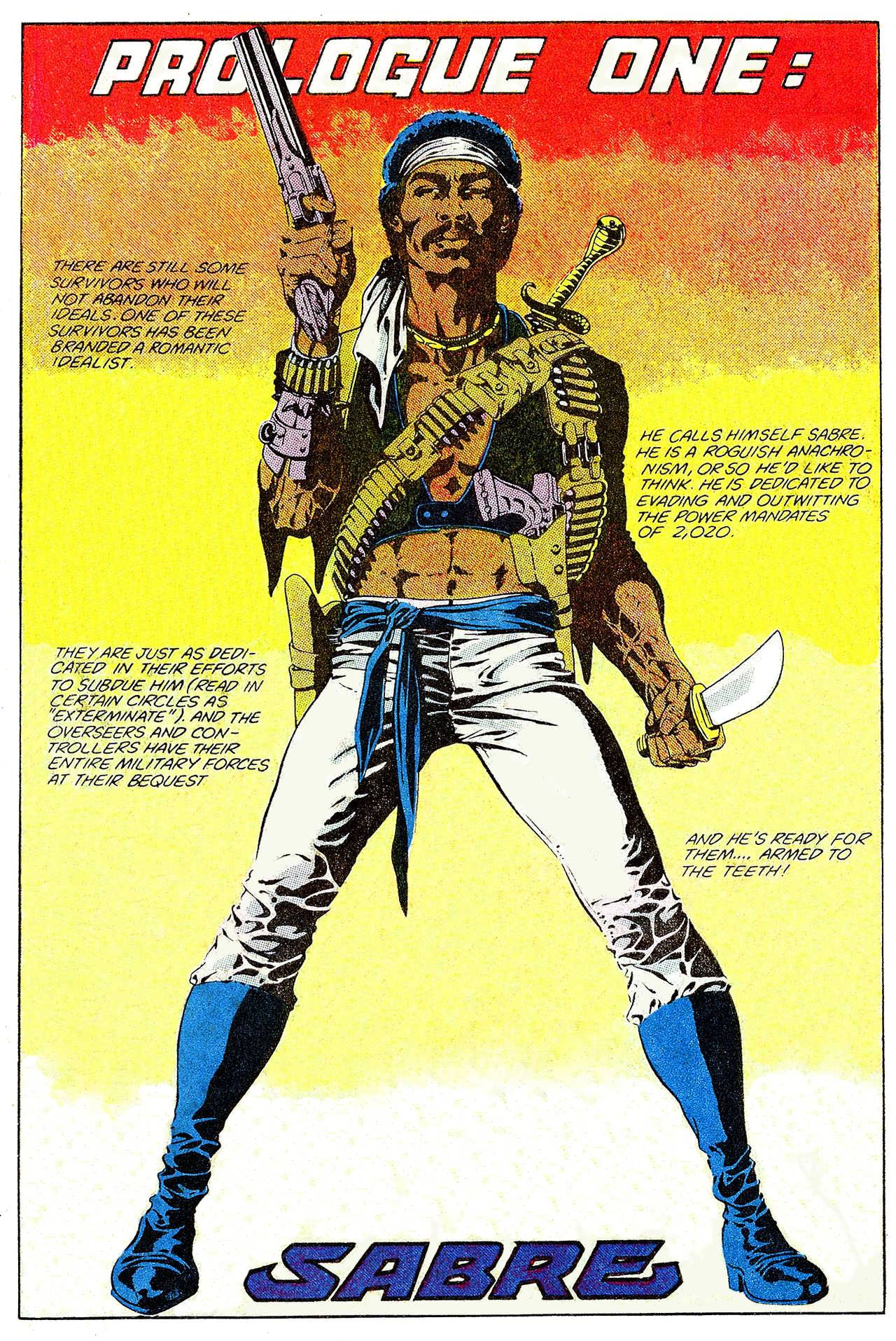 Read online Sabre comic -  Issue #1 - 6