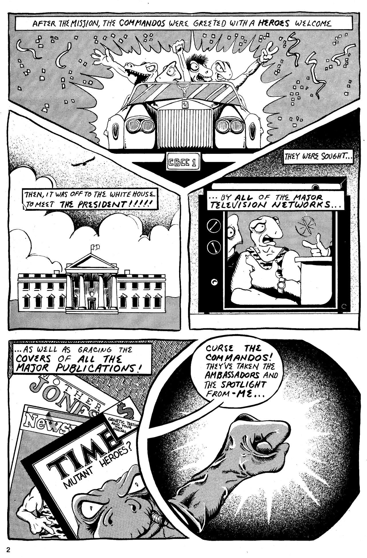 Read online Cold-Blooded Chameleon Commandos comic -  Issue #2 - 4