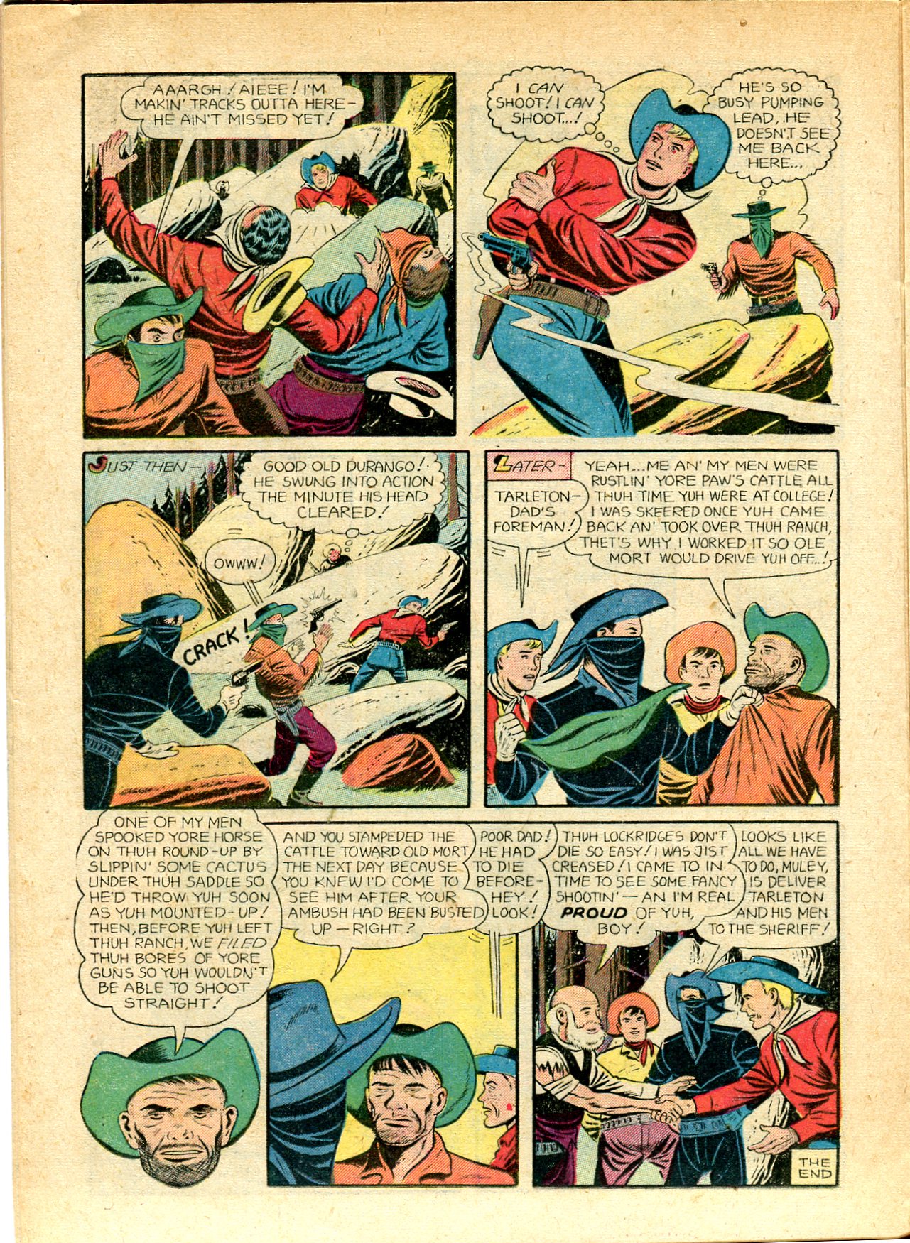 Read online Charles Starrett as The Durango Kid comic -  Issue #34 - 16