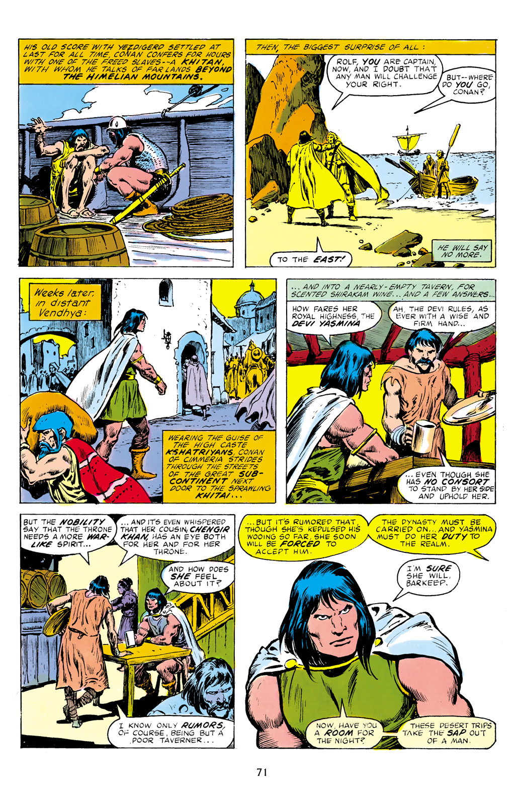 Read online The Chronicles of King Conan comic -  Issue # TPB 2 (Part 1) - 69