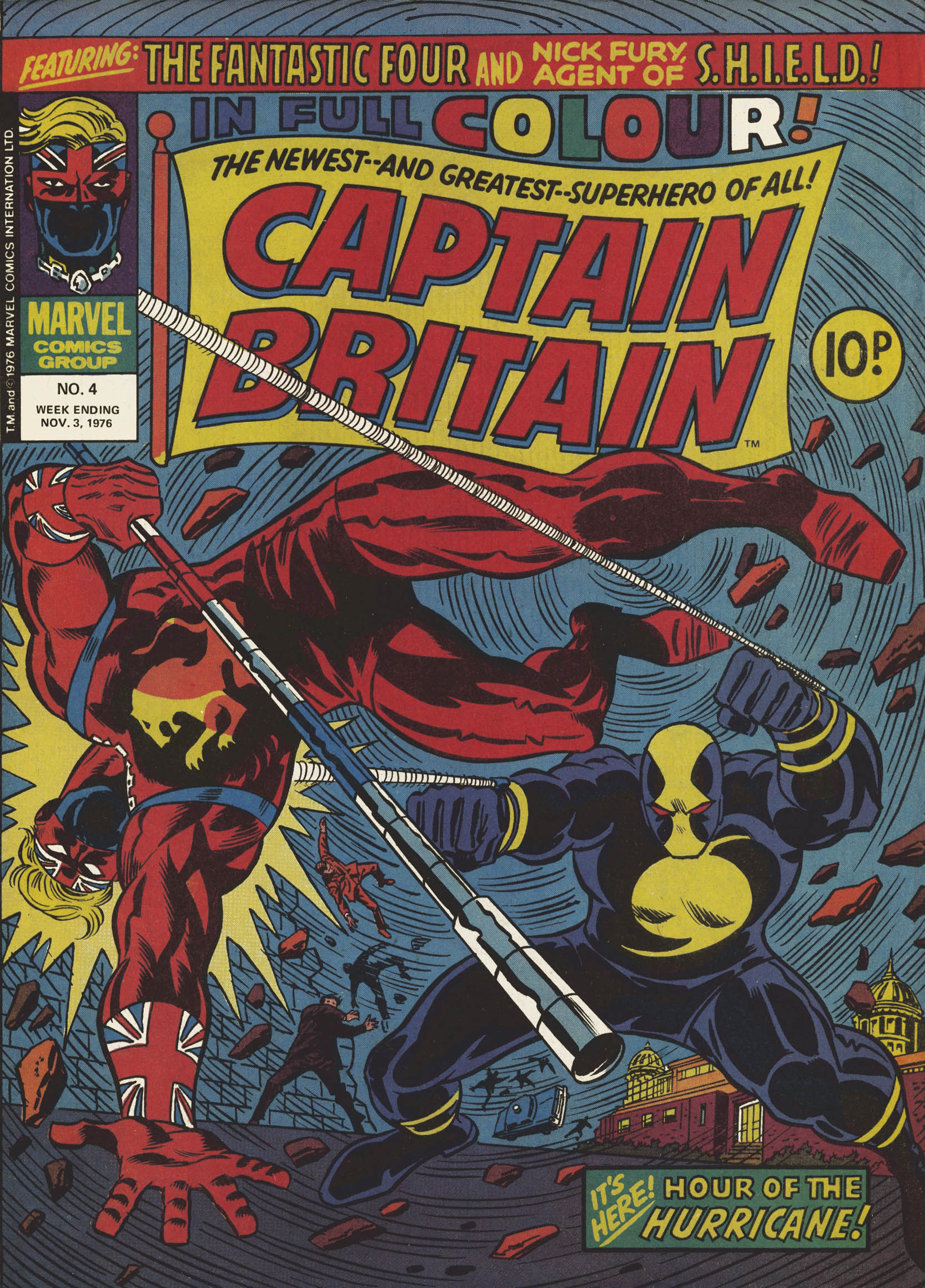 Read online Captain Britain (1976) comic -  Issue #4 - 1