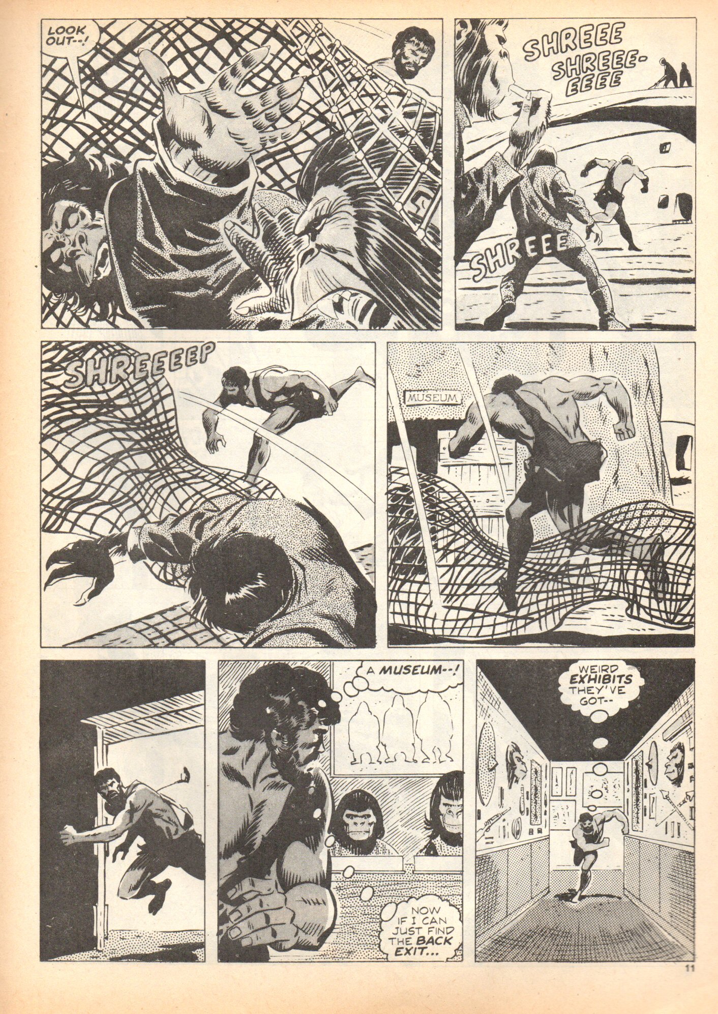 Read online Planet of the Apes (1974) comic -  Issue #5 - 11